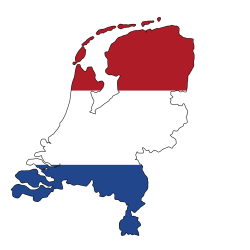 Niederlande landkarte